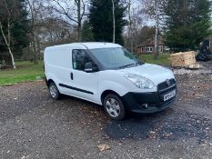 2014/64 REG FIAT DOBLO 16V MULTIJET 1.25 DIESEL WHITE PANEL VAN, SHOWING 1 FORMER KEEPER *PLUS VAT*