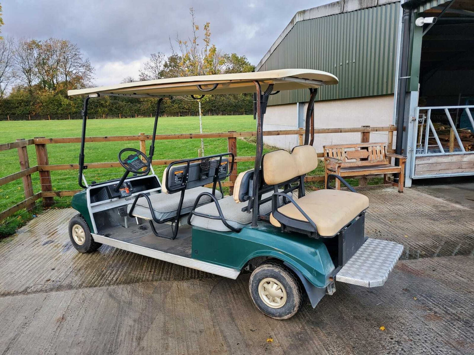 GOLF BUGGY CLUB CAR, 6-SEATER, ELECTRIC *PLUS VAT* - Image 4 of 5