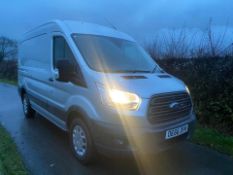 2016/66 REG FORD TRANSIT 350 2.0 DIESEL PANEL VAN SILVER, SHOWING 1 FORMER KEEPER *PLUS VAT*