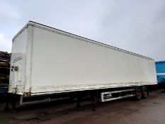 2005 CARTWRIGHT 4M TANDEM BOX. FEB 21 MOT, BPW DRUM BRAKES, SHUTTER DOOR *PLUS VAT*