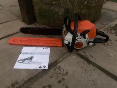 STIHL MS181C CHAINSAW, RUNS AND WORKS, CLEAN MACHINE, C/W CHAIN COVER, MANUAL *NO VAT*