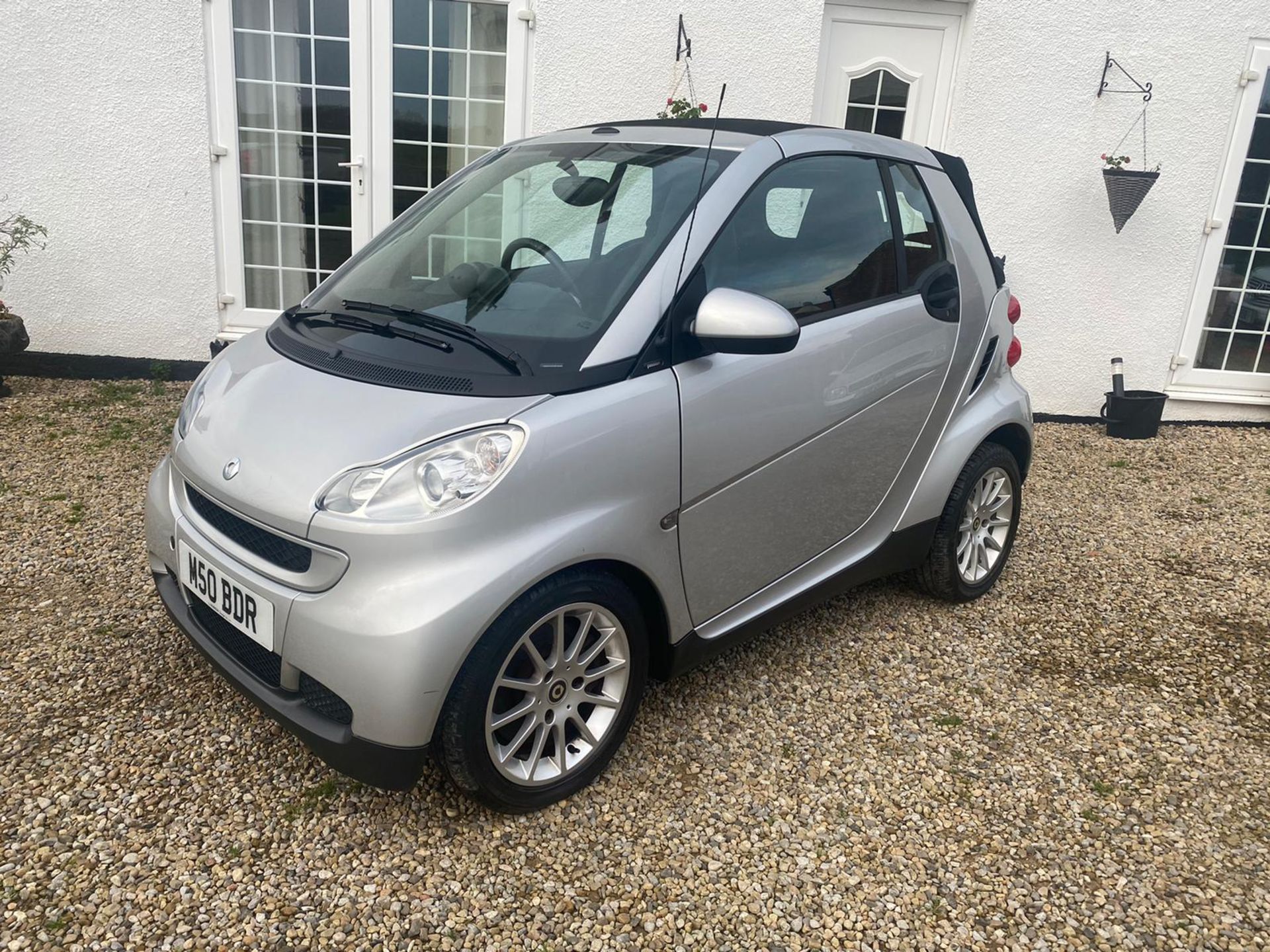 2008/08 REG SMART FORTWO PASSION 71 AUTO 999CC PETROL SILVER CONVERTIBLE, SHOWING 2 FORMER KEEPERS - Image 9 of 13
