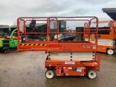 2010 SNORKEL S1930E SCISSOR LIFT, RUNS, DRIVES AND LIFTS, LOW 339 HOURS, EX HIRE COMPANY COATES HIRE