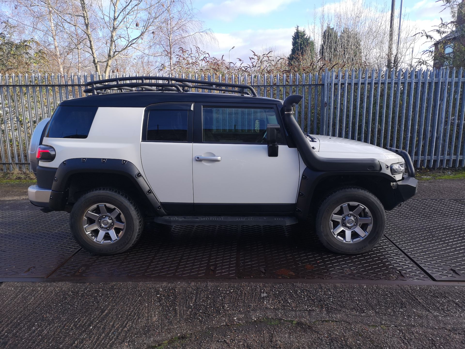 White RHD Toyota FJ Cruiser