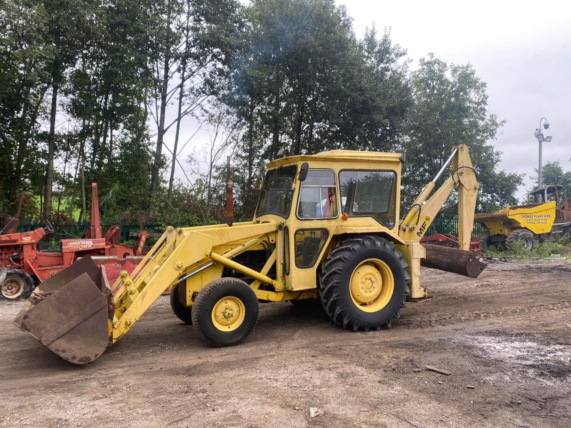 MASSEY FERGUSON 50B FRONT LOADER BACK ACTOR, RUNS, WORKS AND DIGS *PLUS VAT* - Image 3 of 5