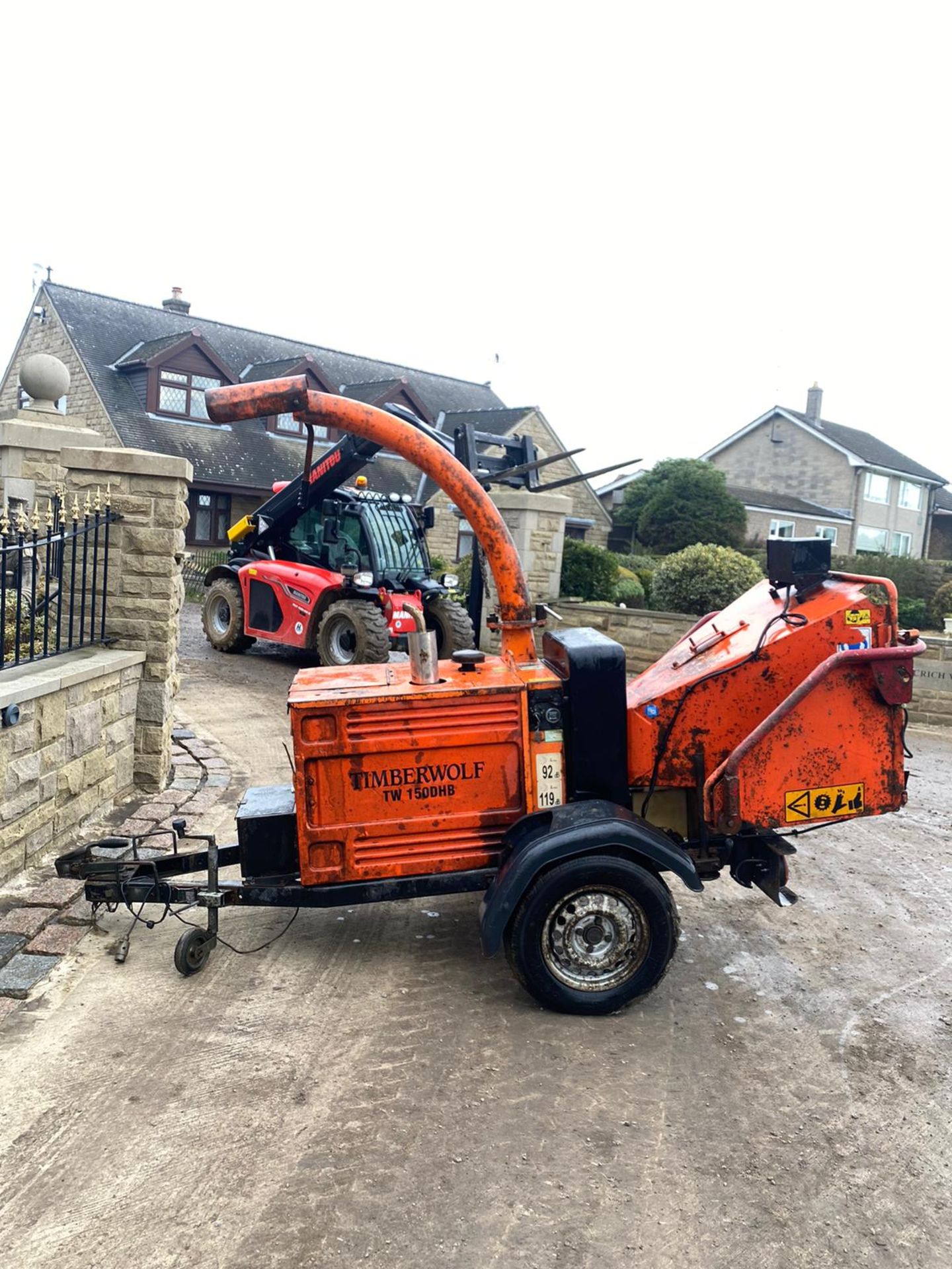 TIMBERWOLF TW150DHB WOODCHIPPER, RUNS, WORKS AND CUTS *PLUS VAT* - Image 4 of 6