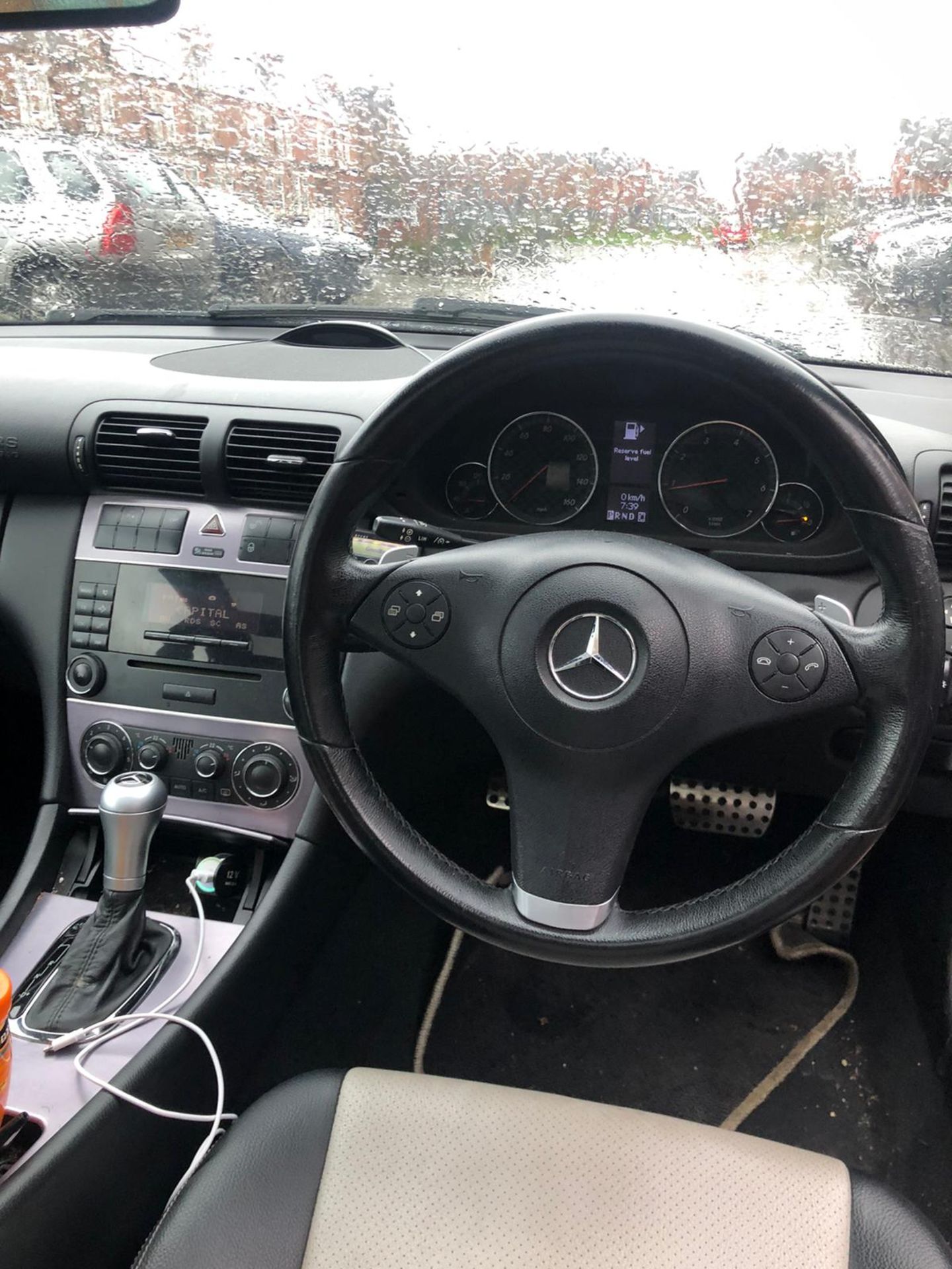 2008/58 REG MERCEDES-BENZ CLC180 KOMP SPORT AUTO 1.8 PETROL SILVER COUPE, SHOWING 3 FORMER KEEPERS - Image 5 of 7