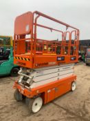 2018 SNORKEL S3226E SCISSOR LIFT, RUNS, DRIVES AND LIFTS, CLEAN MACHINE, LITTLE WORK DONE *PLUS VAT*