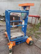 POWER TOWER PECO LIFT ACCESS TOWER SCISSOR LIFT PLATFORM, FULL WORKING ORDER, YEAR 2015 *PLUS VAT*