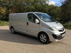 2012/62 REG VAUXHALL VIVARO 2900 SPORTIVE CDTI LWB 2.0 DIESEL PANEL VAN, SHOWING 1 FORMER KEEPER