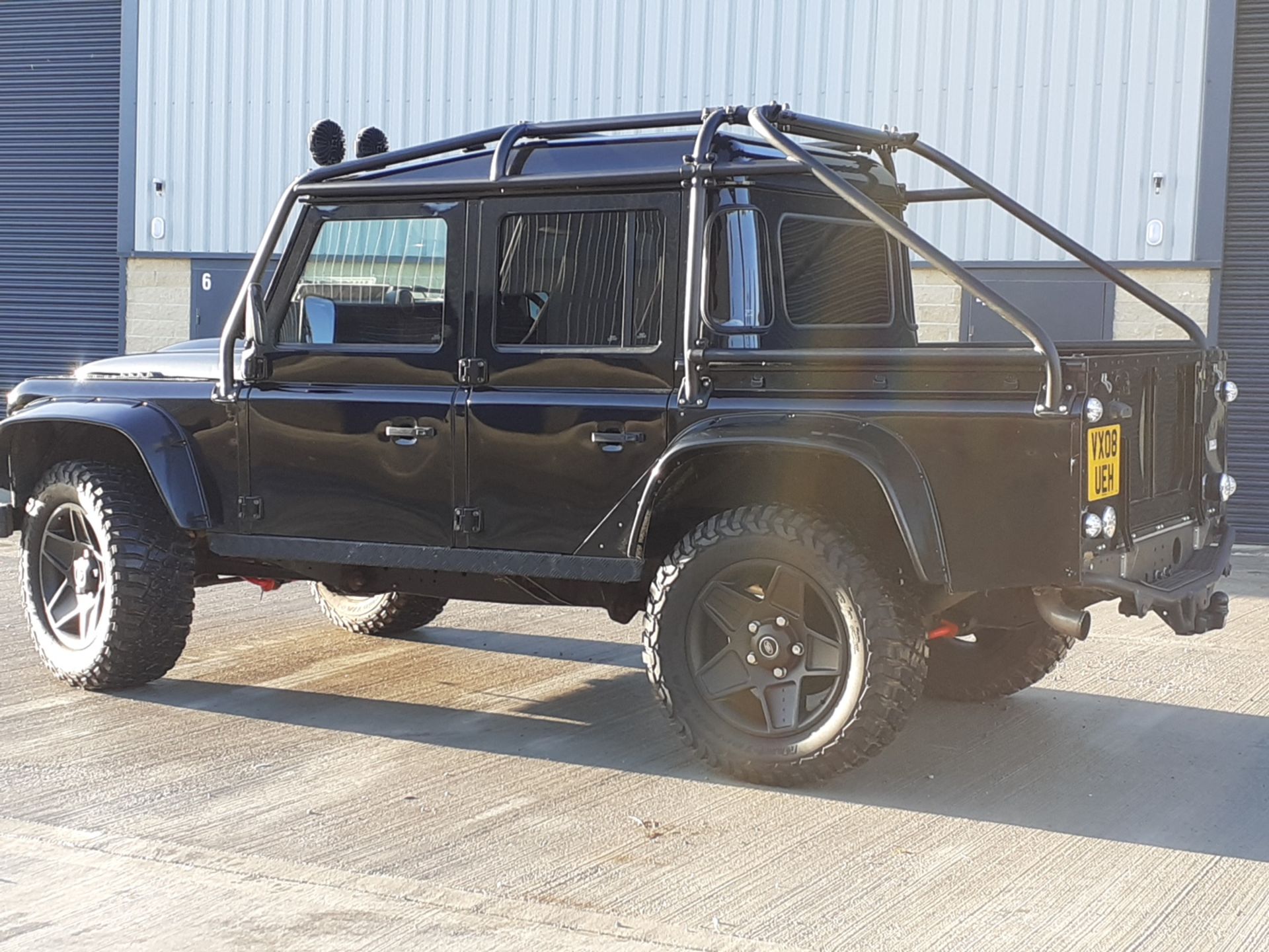 2008/08 REG LAND ROVER DEFENDER 110 HARD TOP 2.4 DIESEL BLACK 4X4 *NO VAT* - Image 11 of 23