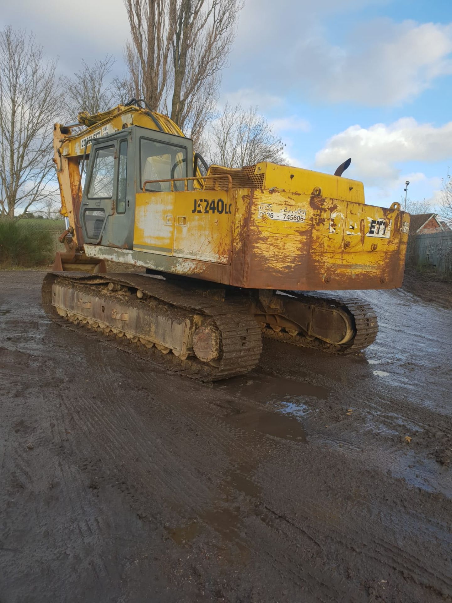 JCB JS240LC 24 TON STEEL TRACKED CRAWLER EXCAVATOR / DIGGER, WORKING ORDER, GOOD TRACKS *NO VAT* - Image 6 of 19