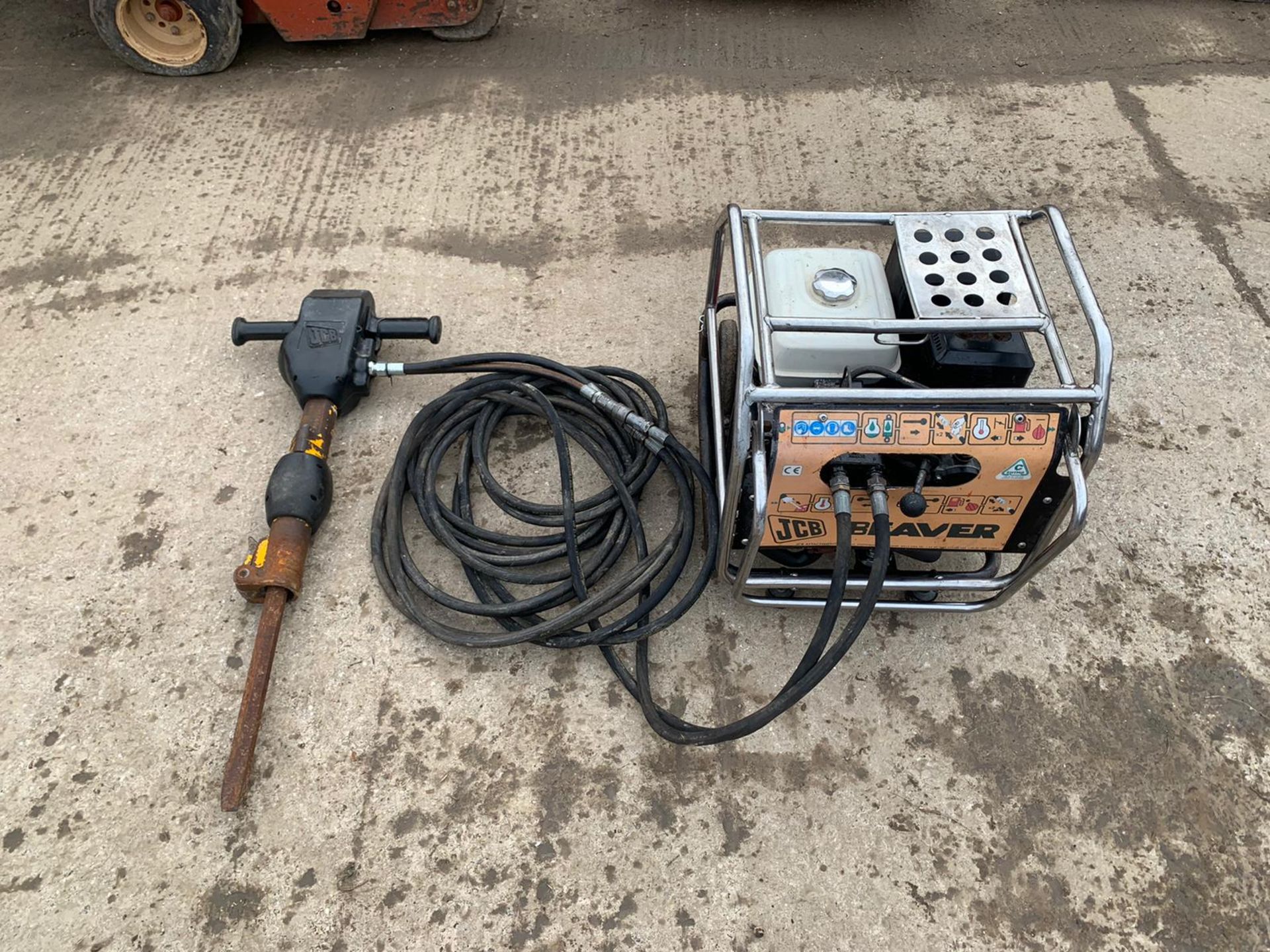 2018 JCB BEAVER PACK, HONDA GX240 PETROL ENGINE, RUNS AND WORKS, LOW VIBRATION GUN, HM25LV *NO VAT*