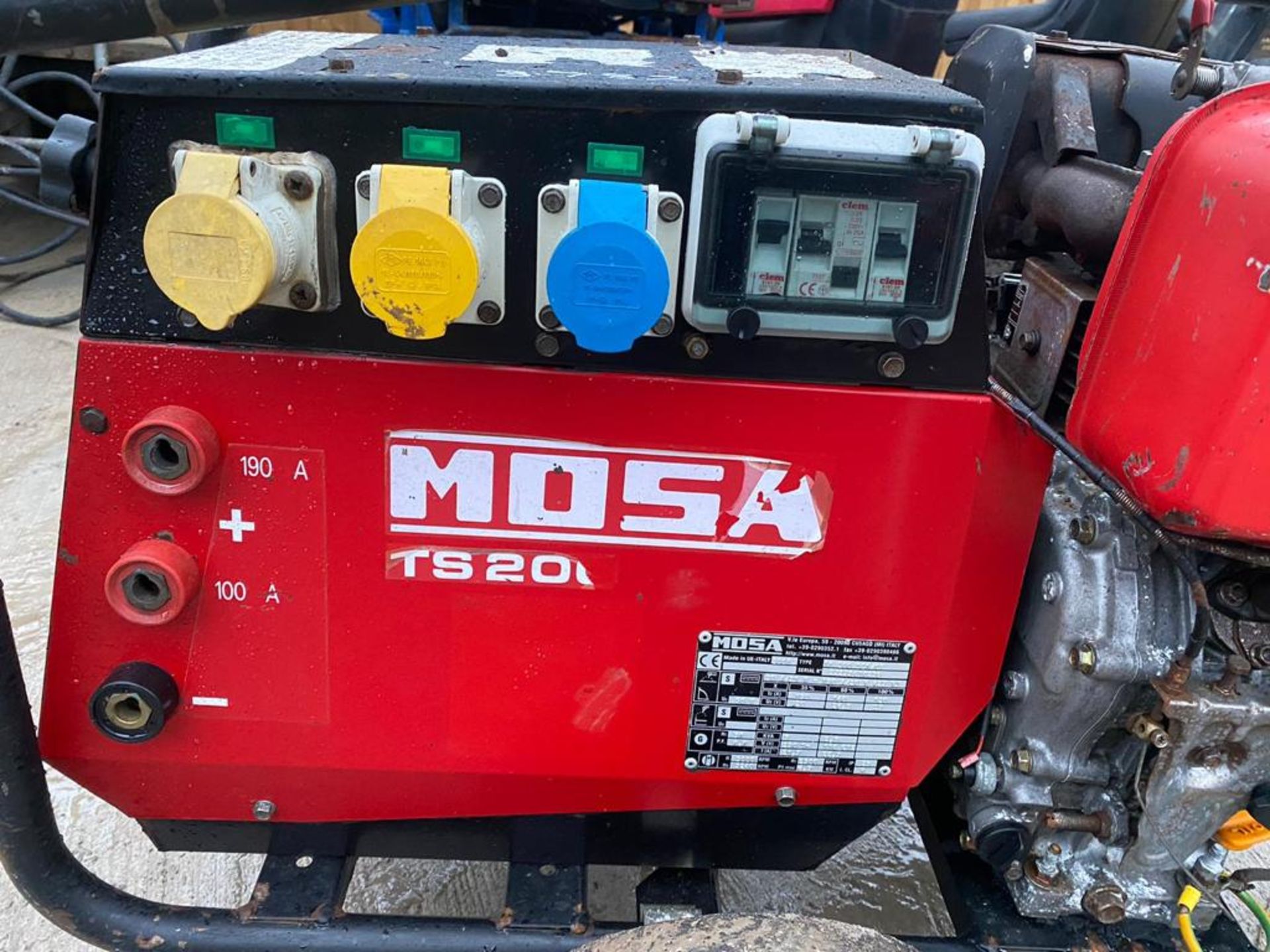 MOSA DIESEL WELDER GENERATOR, DELIVERY ANYWHERE UK £150 *PLUS VAT* - Image 4 of 6