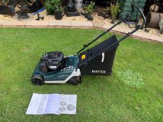 HAYTER 41 SPIRIT WITH ROLLER, PUSH MOWER, RUNS, DRIVES AND CUTS, WITH ORIGINAL PAPERWORK *NO VAT*