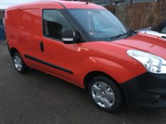 2013/63 REG VAUXHALL COMBO 2000 L1H1 CDTI 1.25 DIESEL RED PANEL VAN, SHOWING 4 FORMER KEEPERS