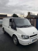 2004/04 REG FORD TRANSIT 260 SWB TD 2.0 DIESEL WHITE PANEL VAN, SHOWING 8 FORMER KEEPERS *NO VAT*