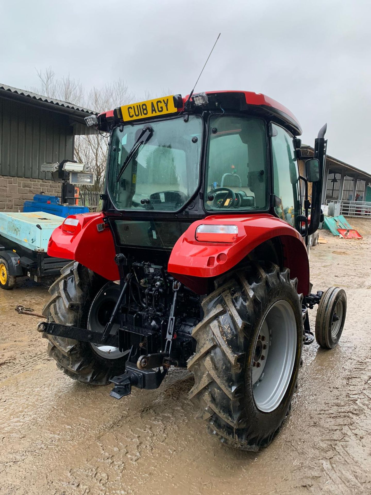 2018 CASE FARMALL 55C TRACTOR, RUNS AND DRIVES, CLEAN MACHINE, FULLY GLASS CAB *PLUS VAT* - Image 4 of 5