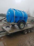 2017 WATER BOWSER 2500L SINGLE AXLE WITH BRAKES AND SUSPENSION *PLUS VAT*