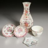 (5) Chinese Export Famille Rose Porcelains