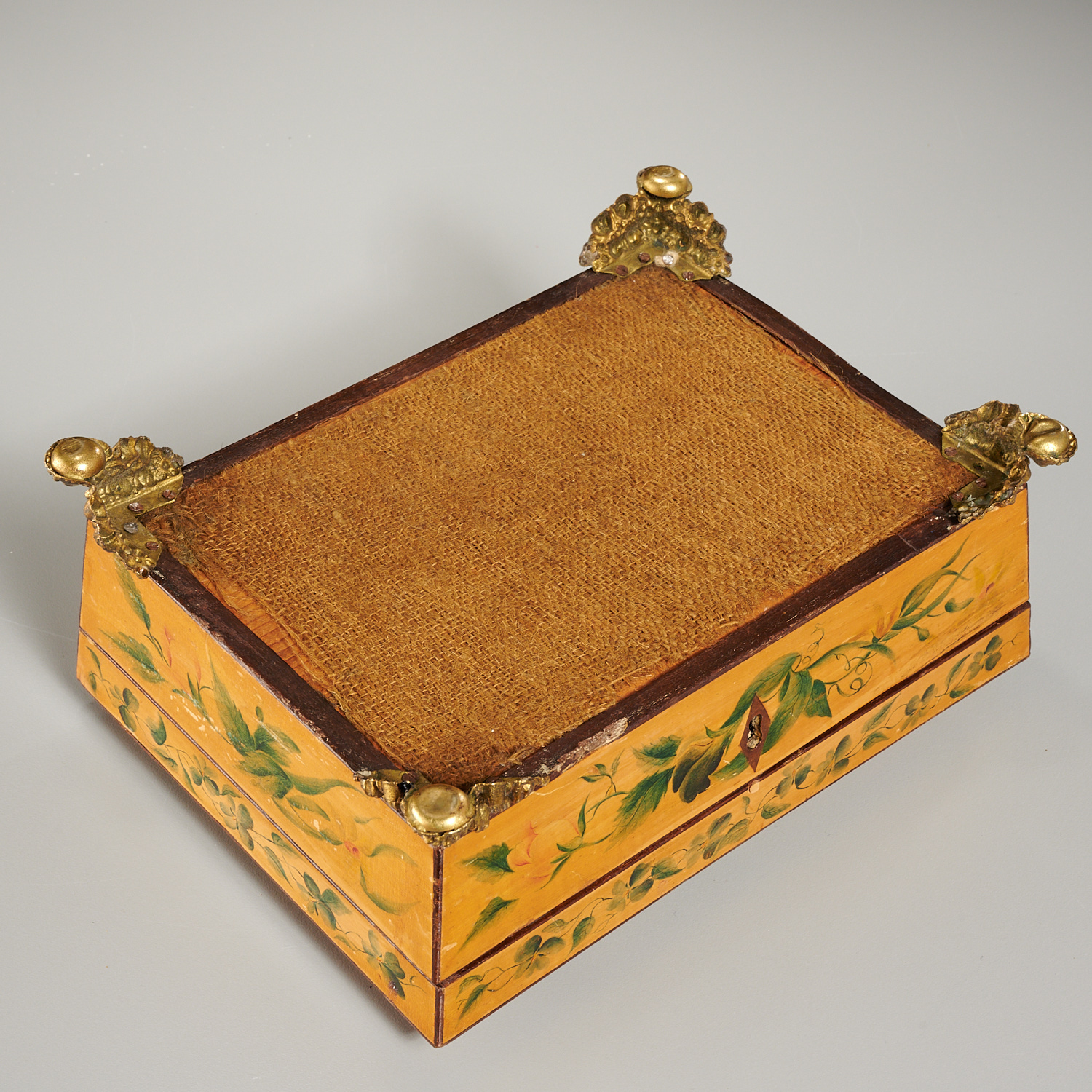 William IV Paint Decorated Sewing Box - Image 6 of 6