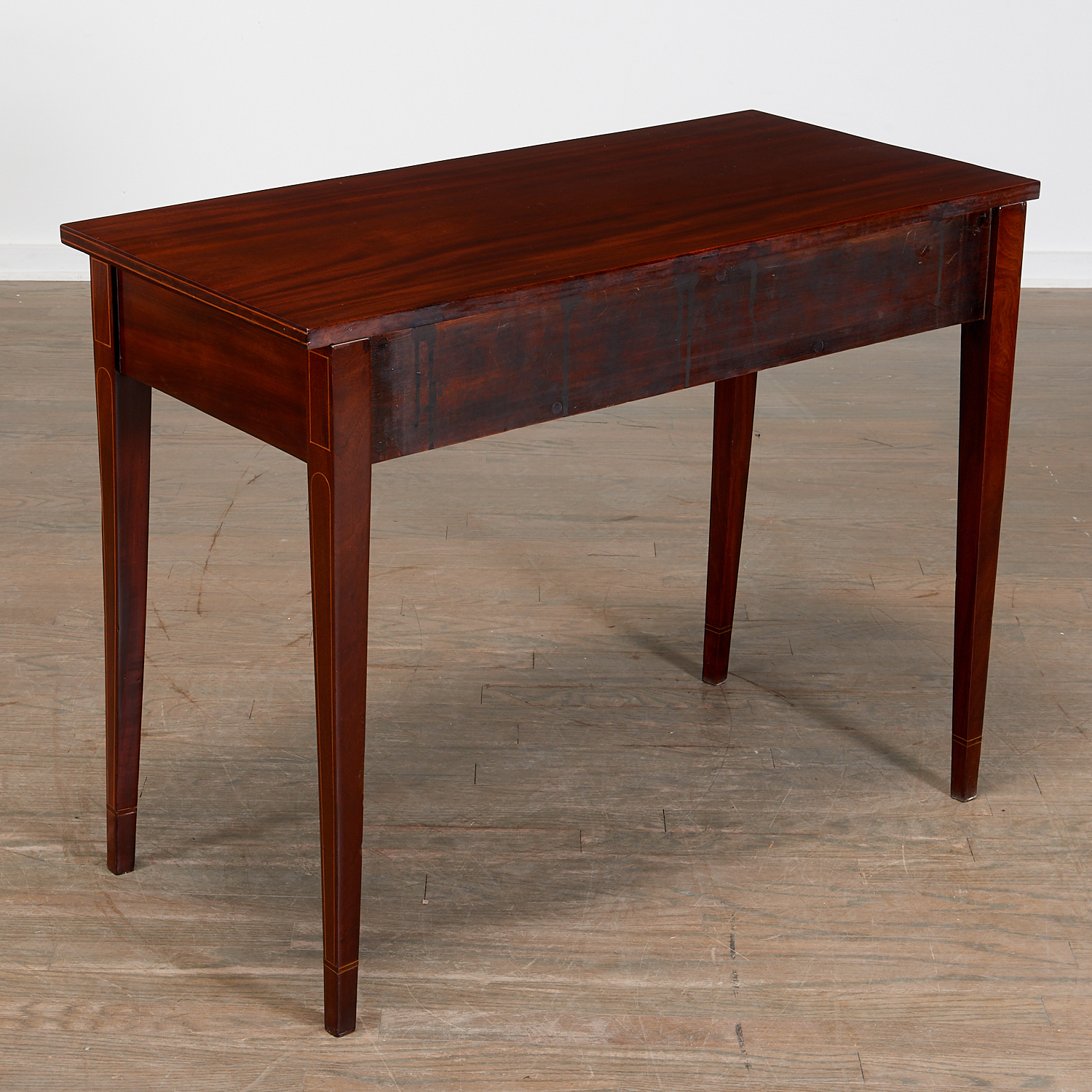 American Federal Inlaid Mahogany Side Table - Image 4 of 4