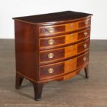 Good Federal Mahogany and Bird's-Eye Maple Chest