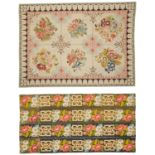 (2) Victorian Needlepoint Rugs