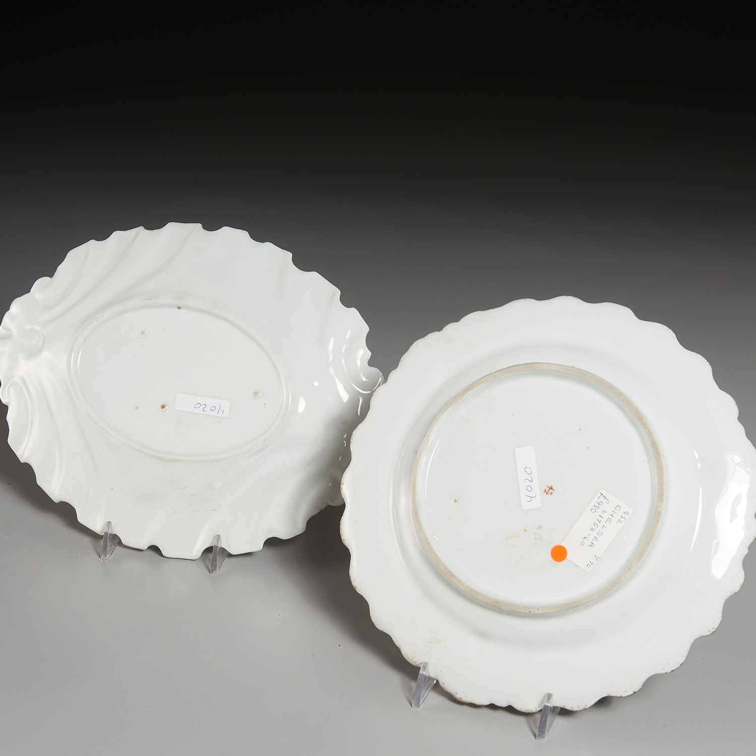 (2) Chelsea Porcelain Botanical Wares - Image 4 of 5