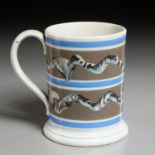 English Mochaware "Earthworm" Mug