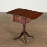 Regency Mahogany Drop-Leaf Work Table