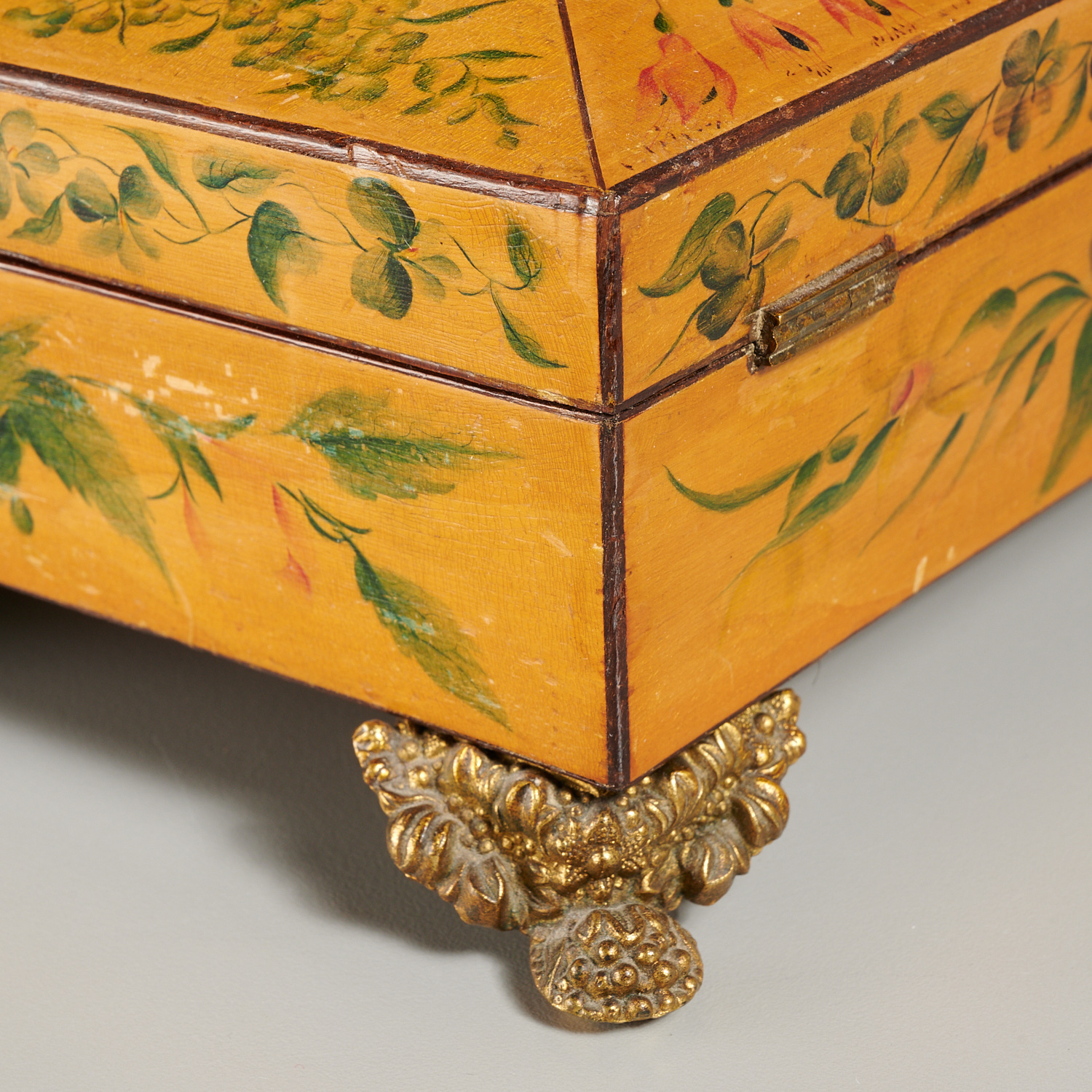 William IV Paint Decorated Sewing Box - Image 2 of 6