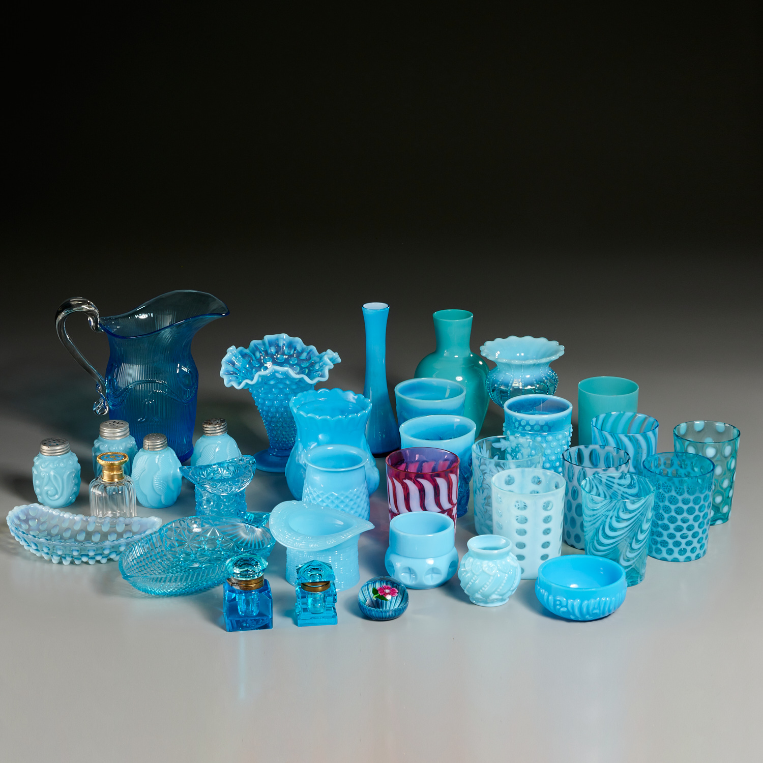 Victorian Art and Opaline Glass Collection