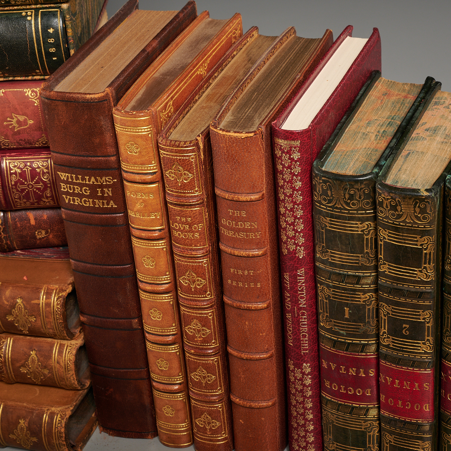 Collection Small Leather-Bound Books - Image 2 of 10