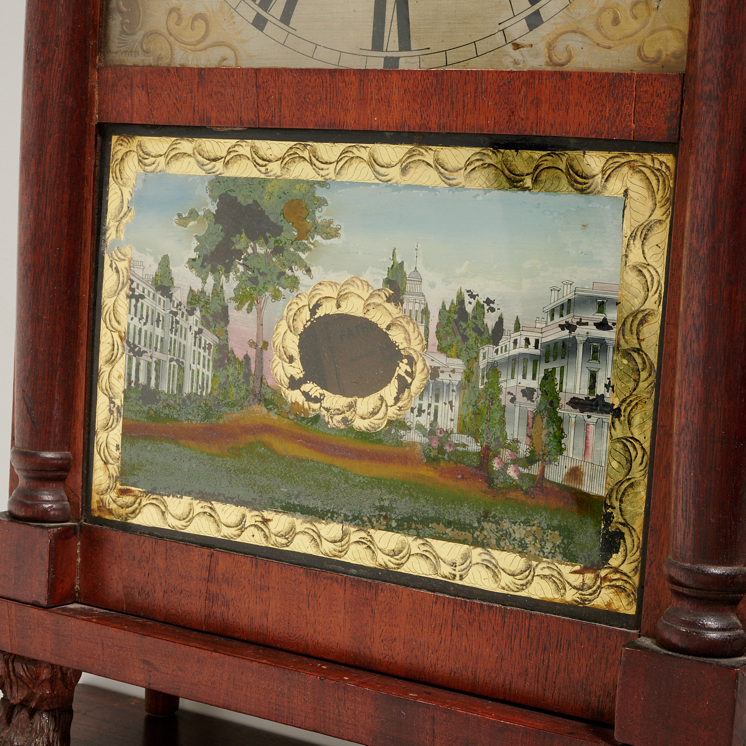 American Late Federal Mahogany Shelf Clock - Image 2 of 5
