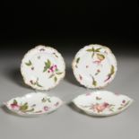 (4) Chelsea Porcelain Botanical Wares