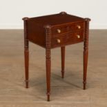 American Sheraton Mahogany Work Table