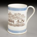 Cobridge Pearlware Railway Subject Beer Mug