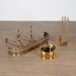 American & English Brass Fireplace Accessories