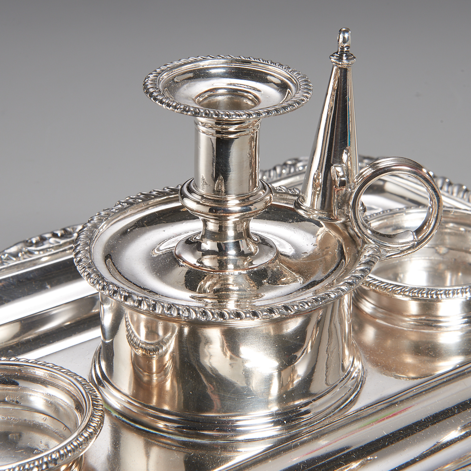 Matthew Boulton Sheffield Plated Ink Stand - Image 3 of 6