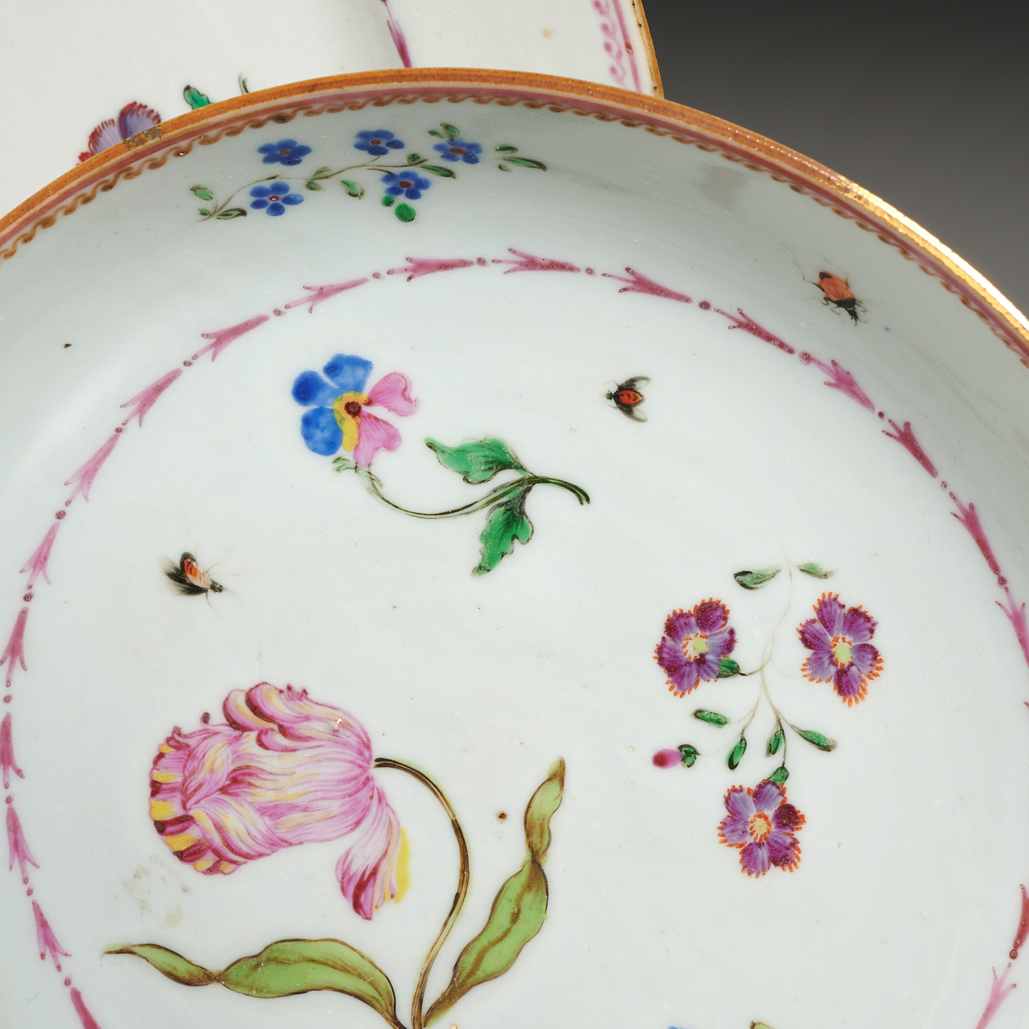 (3) Chinese Export Famille Rose Porcelains - Image 2 of 4