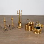 American & English Brass Fireplace Accessories