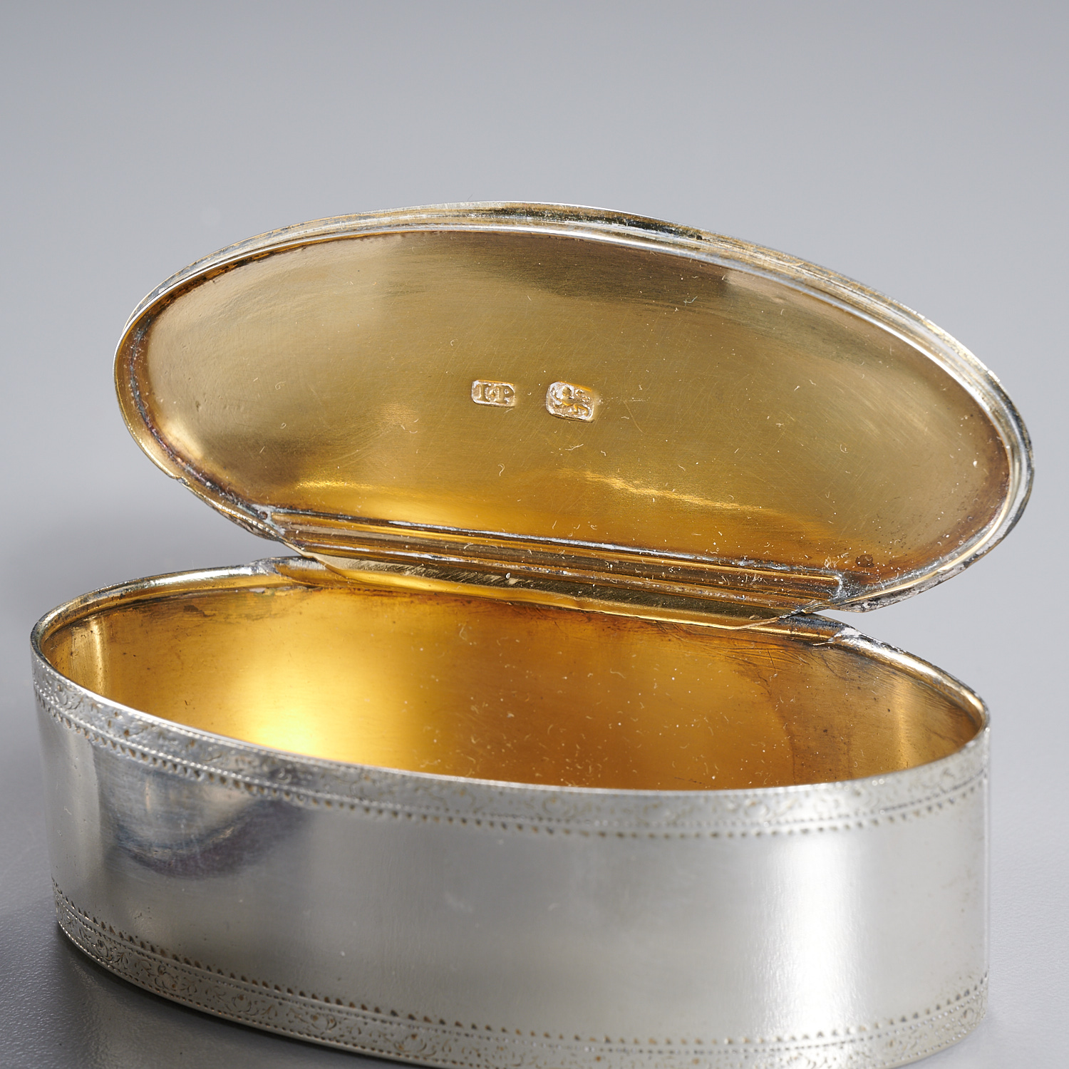 (3) English & Continental Silver Snuff Boxes - Image 6 of 7