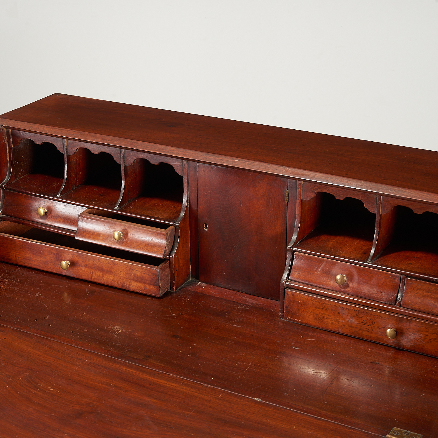 American Chippendale Mahogany Slant-Front Desk - Image 3 of 6