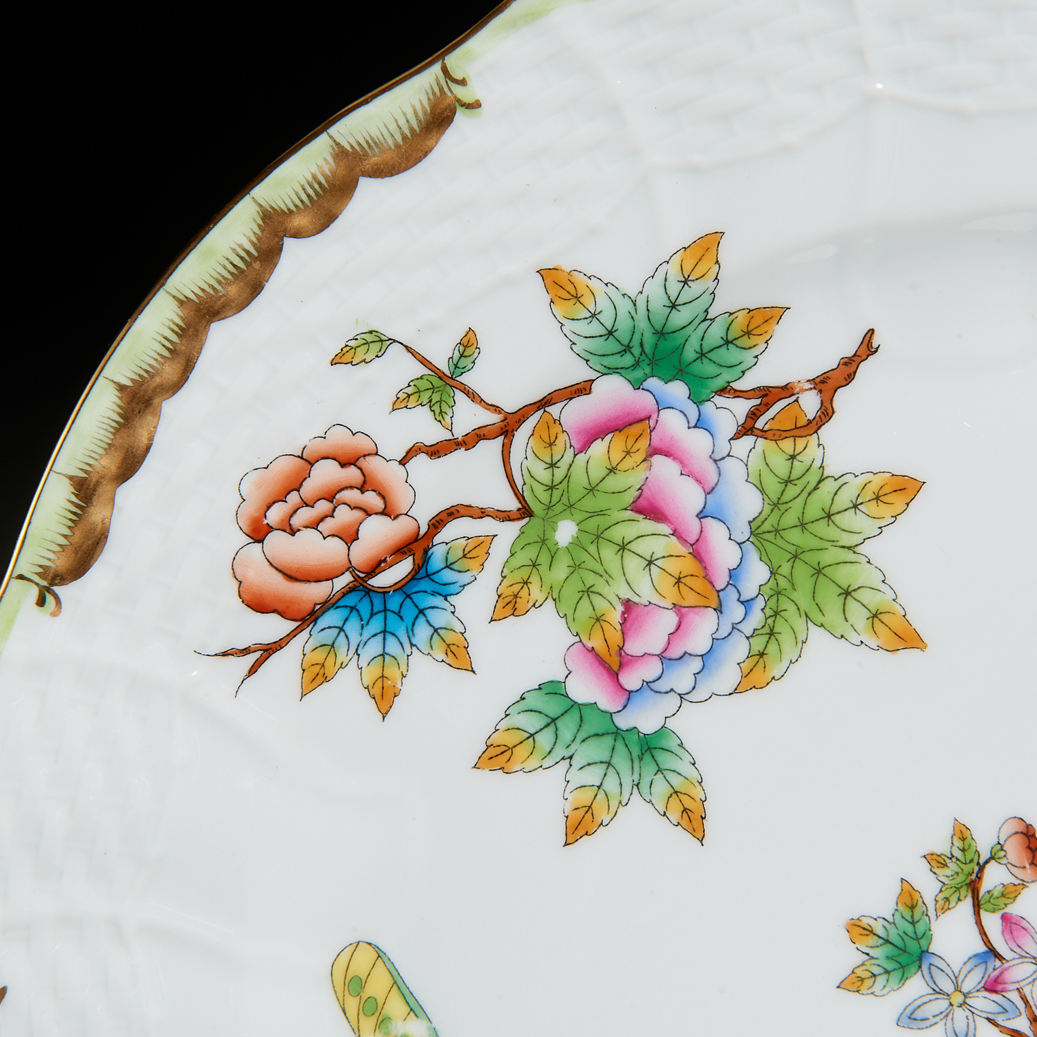 Set (20) Herend Porcelain Dinner Plates - Image 2 of 5