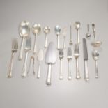 (174) piece Tiffany Windham sterling flatware set