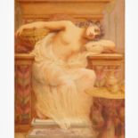 Edward Poynter (attrib.), watercolor painting