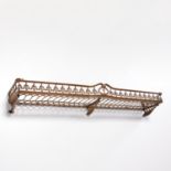 Dayton Mfg. Co. brass railroad luggage rack