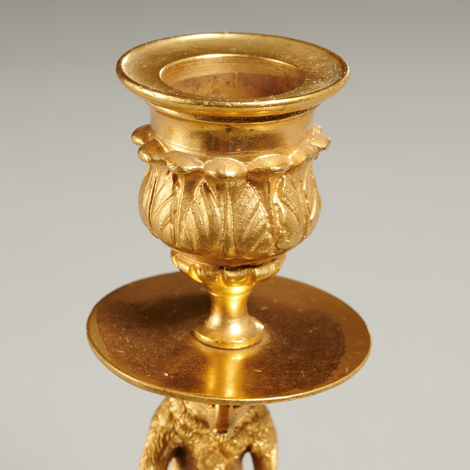 Russian ormolu "Performing Bear" candlesticks - Image 2 of 8