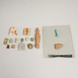 (15) Ancient Egyptian amulets, ex-museum
